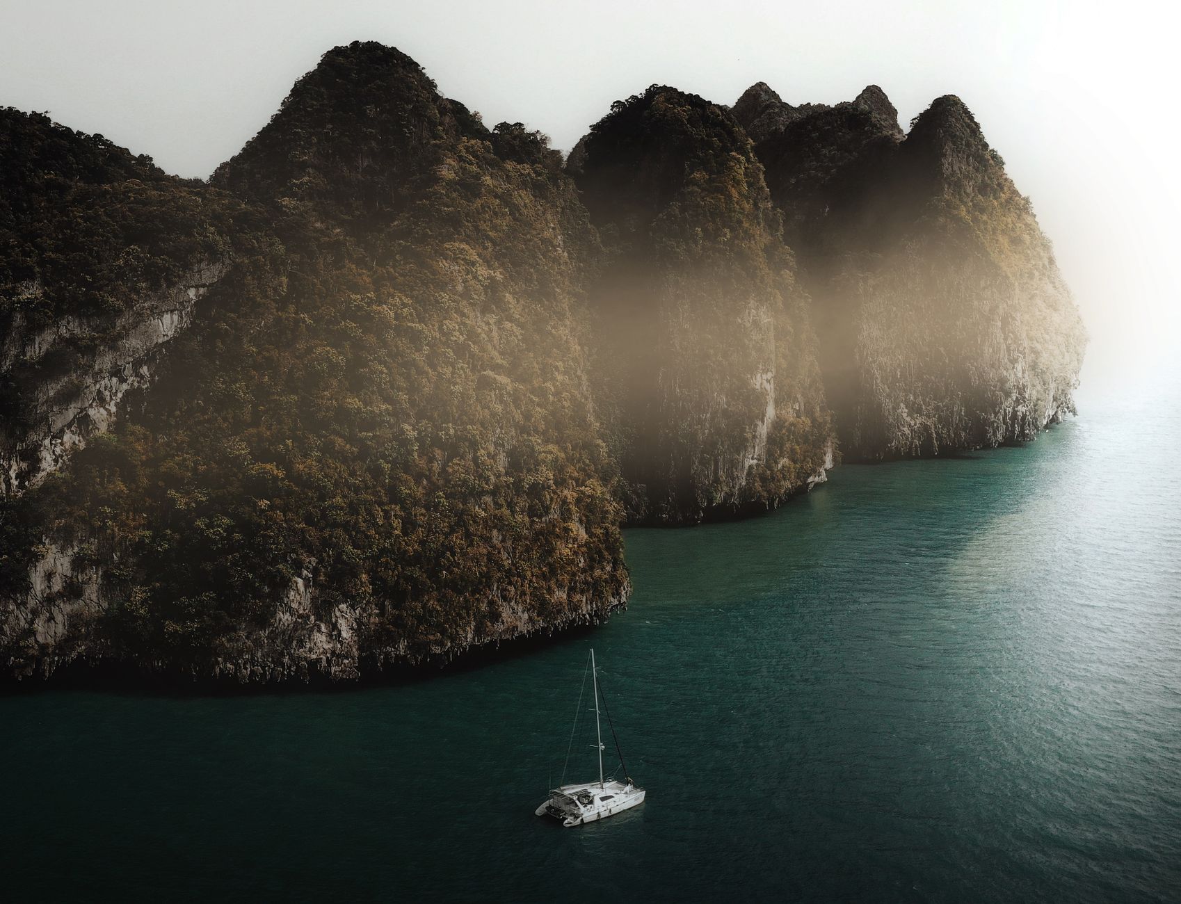Spectacular view of Southern Fiords